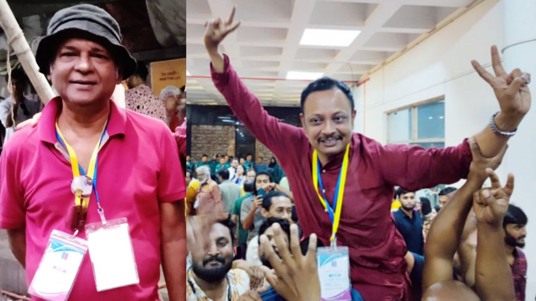 অভিনয়শিল্পী সংঘের নেতৃত্বে আজাদ আবুল কালাম ও রাশেদ মামুন অপু